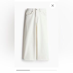 H&M High Rise Wide-Cut Jeans